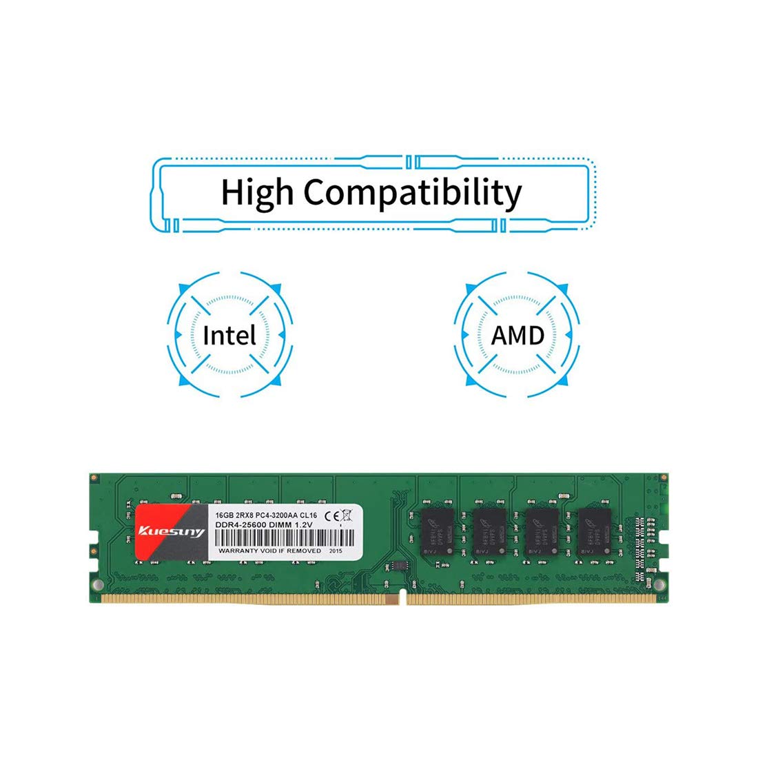 Amazon.co.jp: Kuesuny 32GB キット (16GBx2) DDR4 3200 (PC4-25600